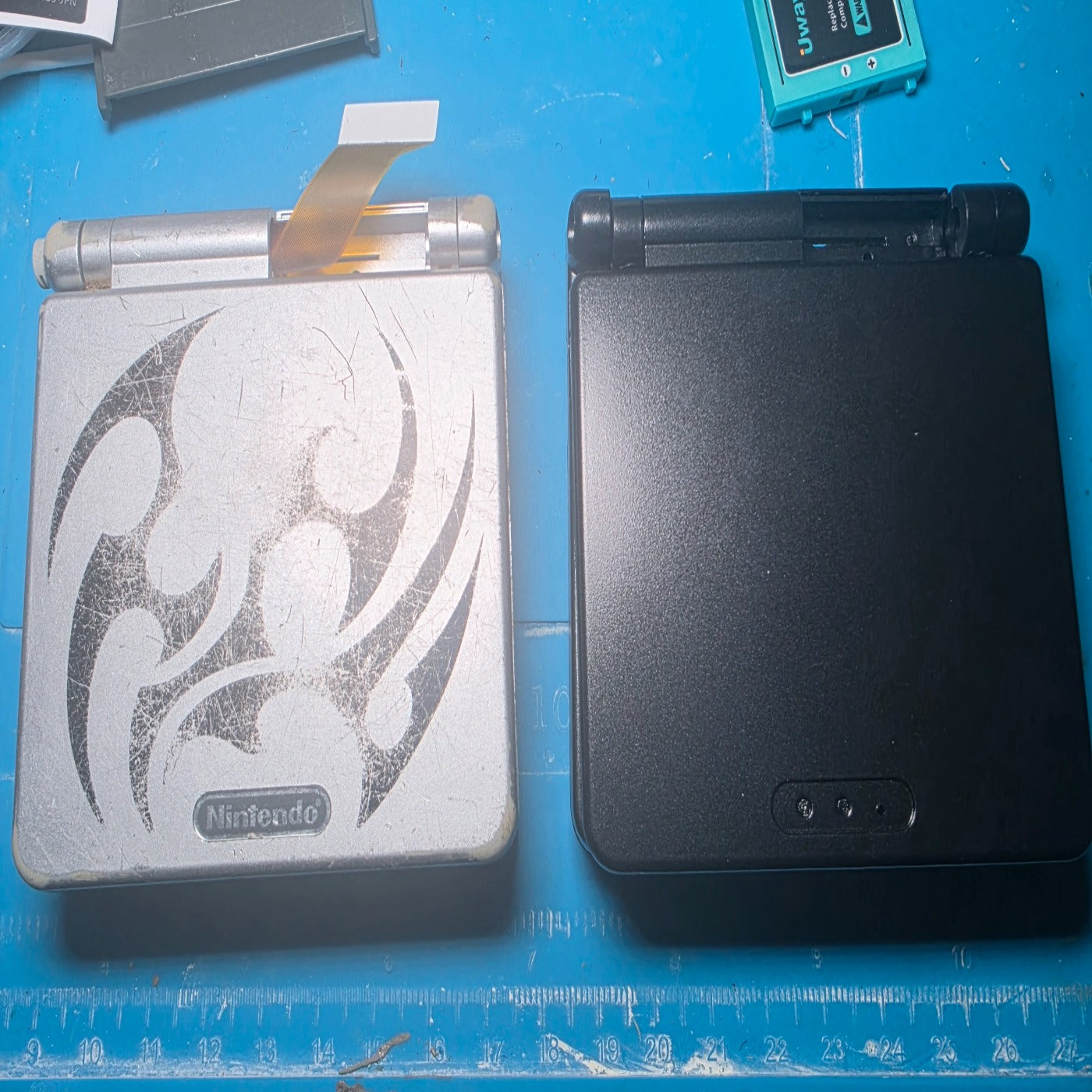 Giving New Life to a GameBoy Advance SP Fake Tribal Edition: A Retro Game Repair Guide