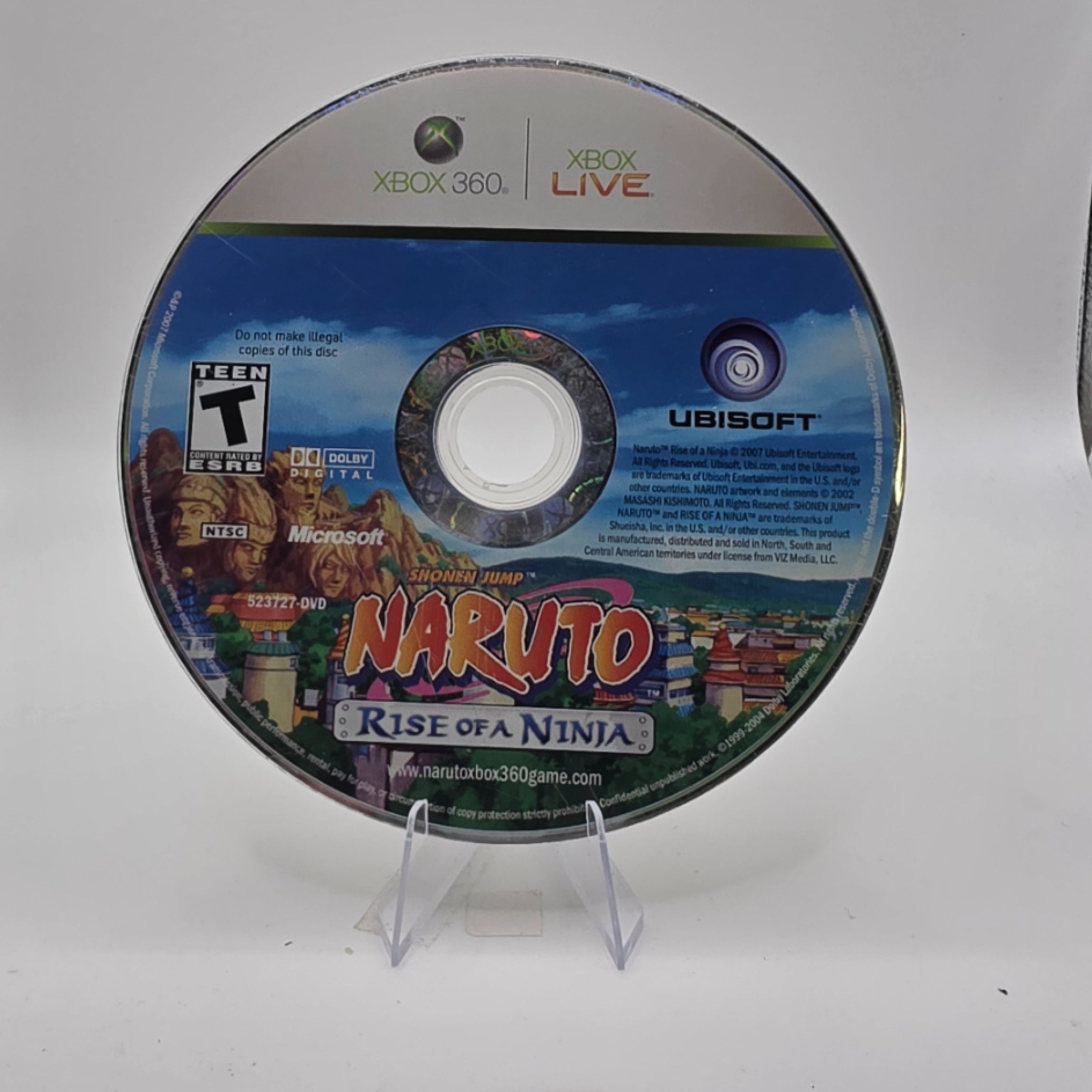 Naruto Rise of a Ninja Xbox 360 Disc Only