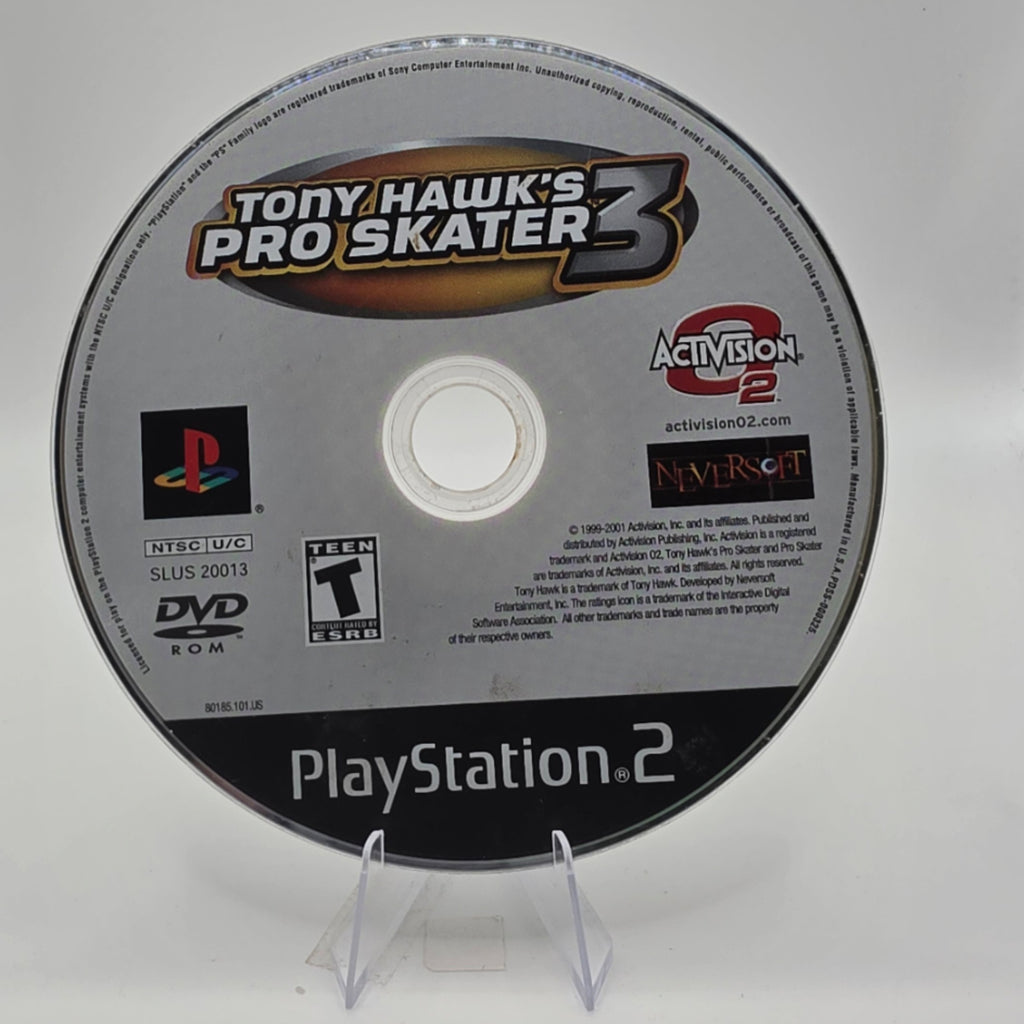 Tony Hawk's Pro Skater 3 PS2 Disc Only Skateboarding Game