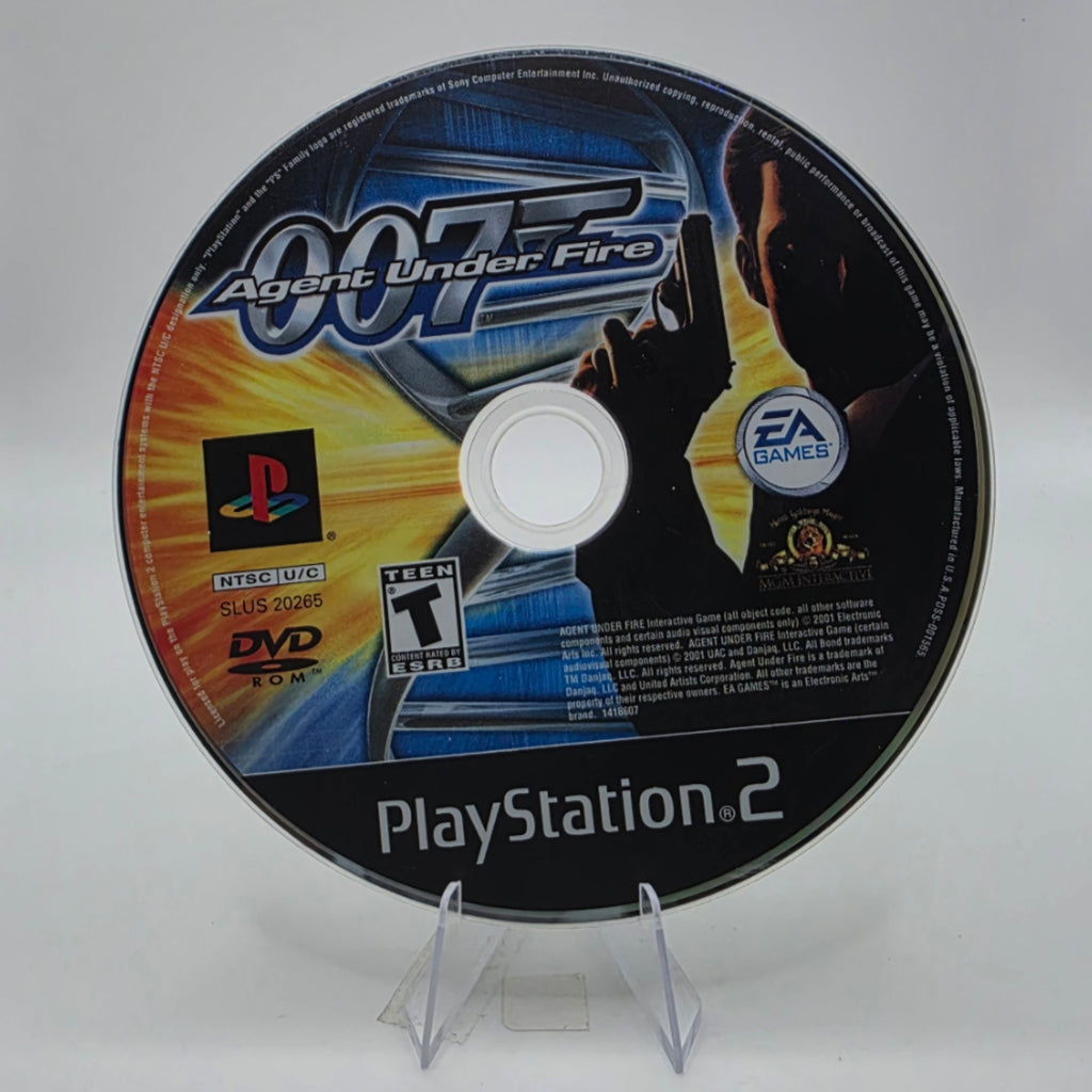 007 Agent Under Fire PS2 Disc Only Action Shooter Game
