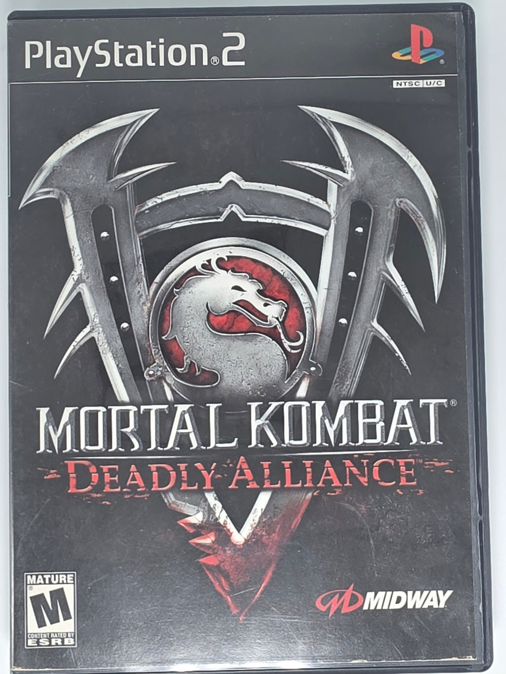 Mortal Kombat Deadly Alliance PS2 Case and Disc Tested Working