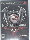 Mortal Kombat Deadly Alliance PS2 Case and Disc Tested Working