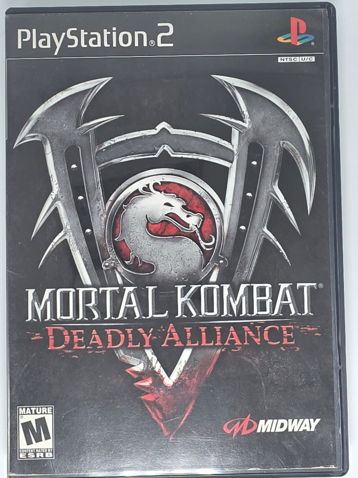 Mortal Kombat Deadly Alliance PS2 Case and Disc Tested Working