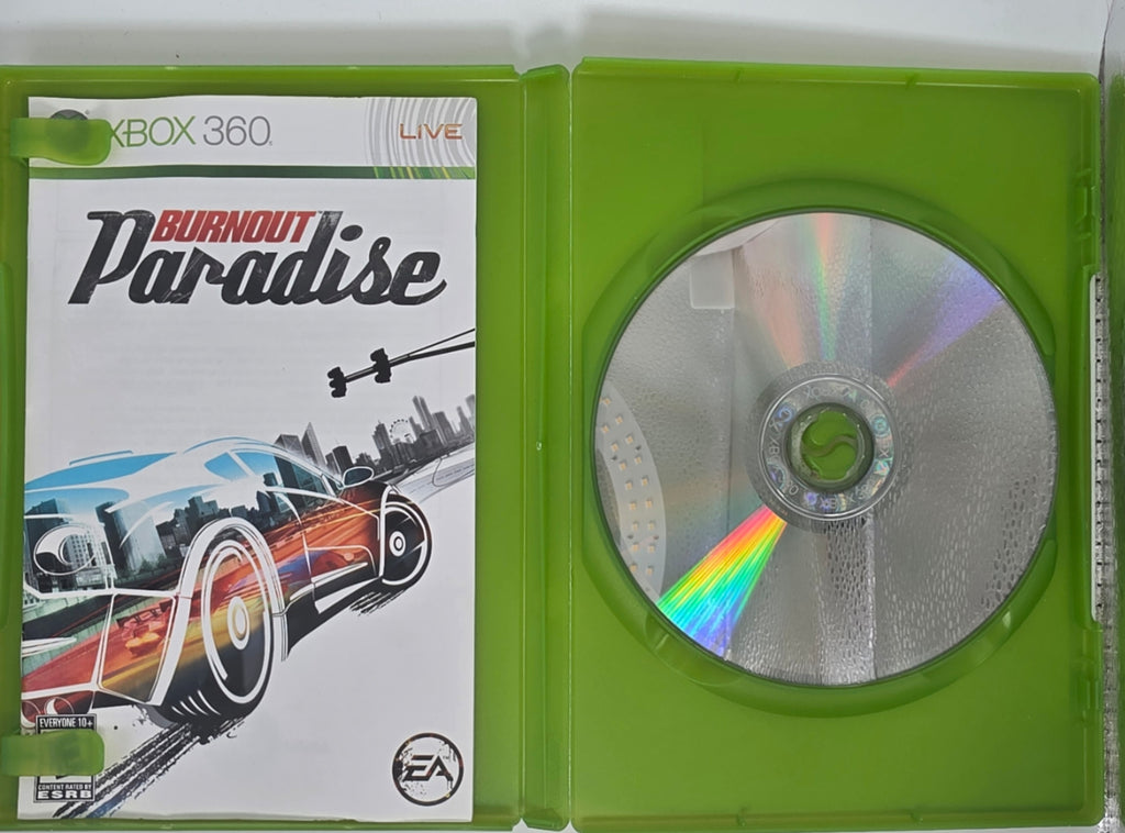 Burnout Paradise Xbox 360 CIB Tested Working