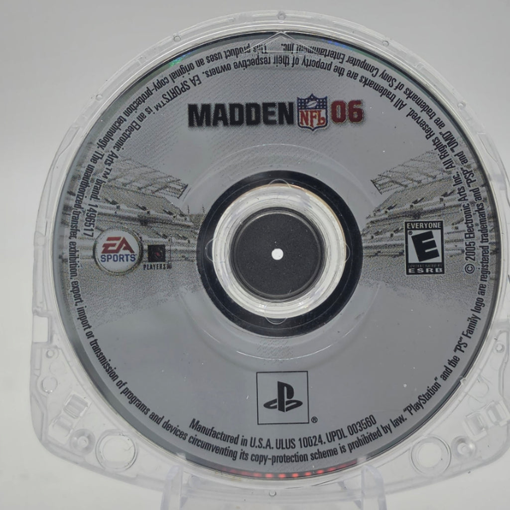 Madden NFL 06 PlayStation Portable Disc Only