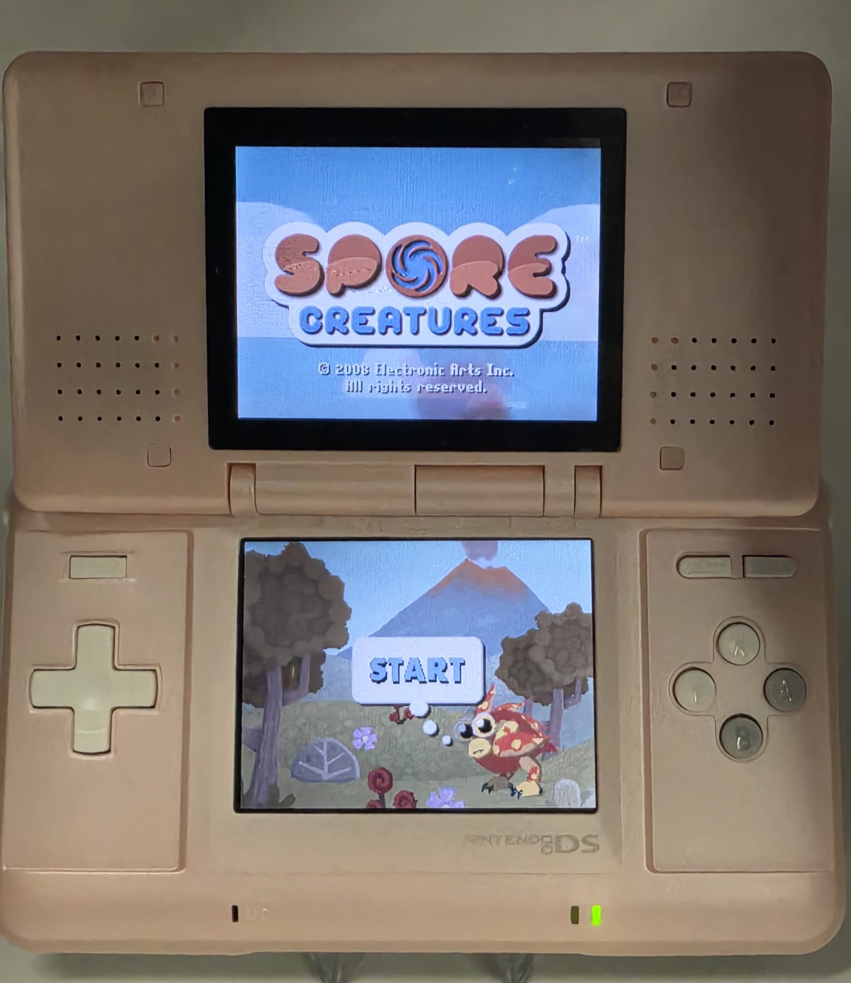 DS Candy Pink Console with Power Supply NEW Reshell Nintendo Nintendo DS Power S