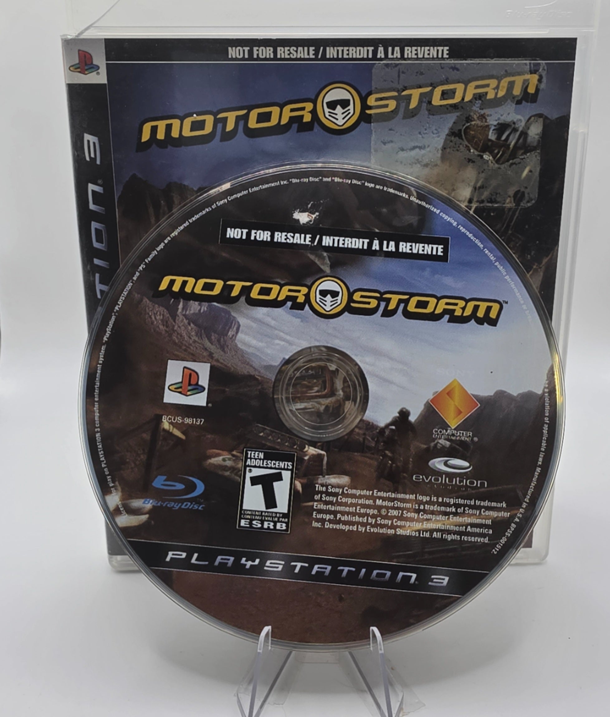 MotorStorm PS3 Racing Game Complete in box