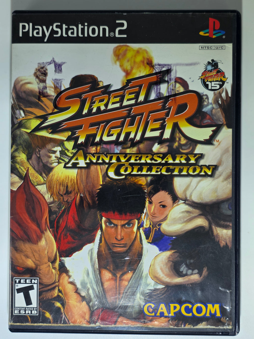 Street Fighter Anniversary Collection PS2 CIB Complete In Box