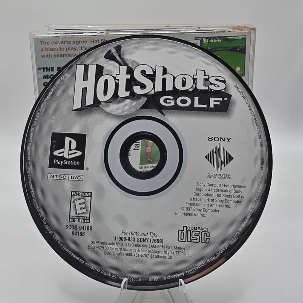 Hot Shots Golf PlayStation CIB Complete In Box PS1 Golf Game