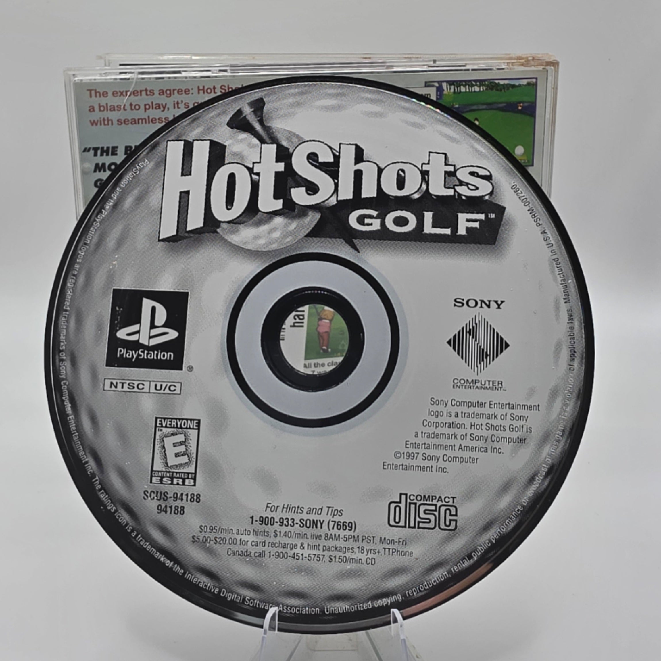 Hot Shots Golf PlayStation CIB Complete In Box PS1 Golf Game