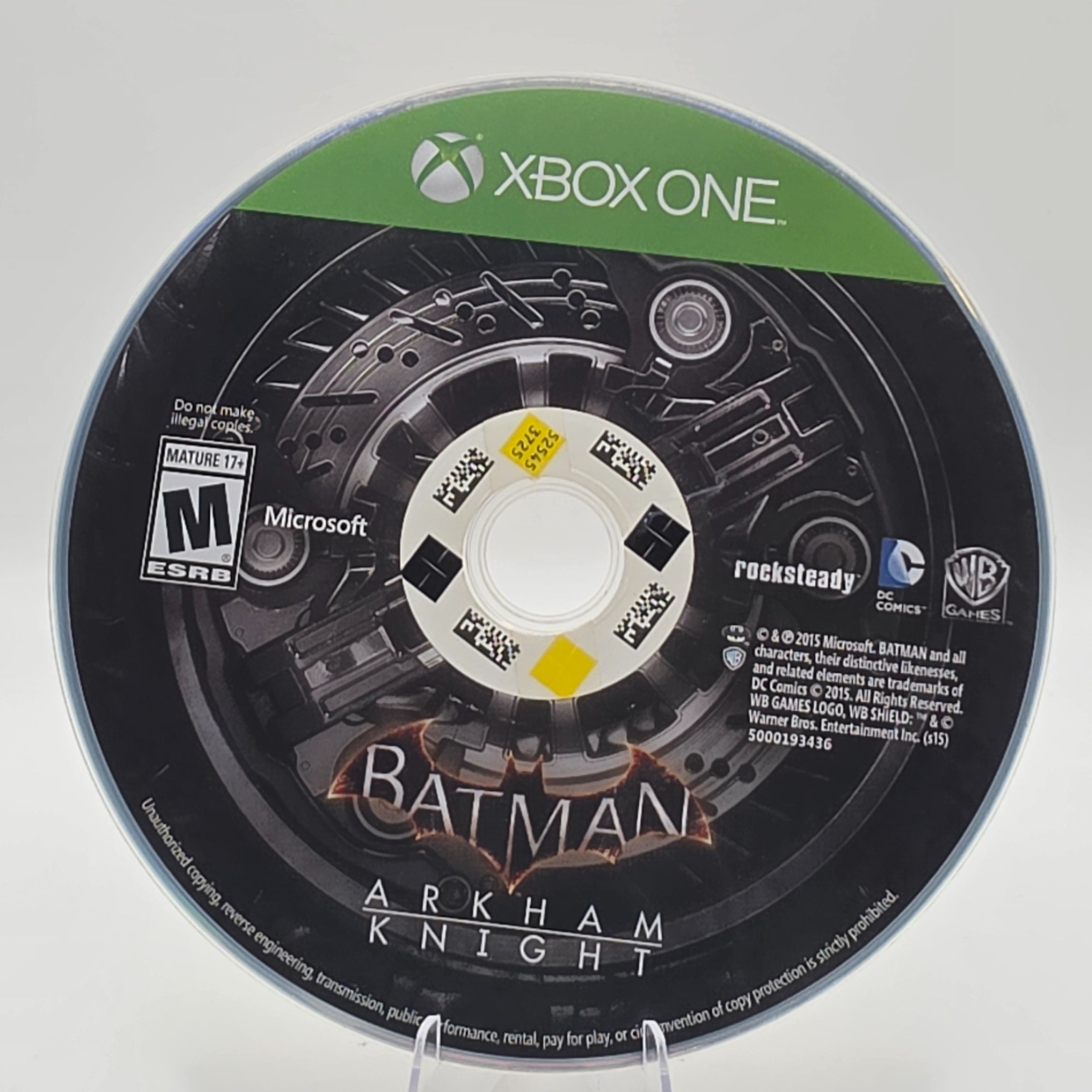 Batman Arkham Knight Xbox One Disc Only