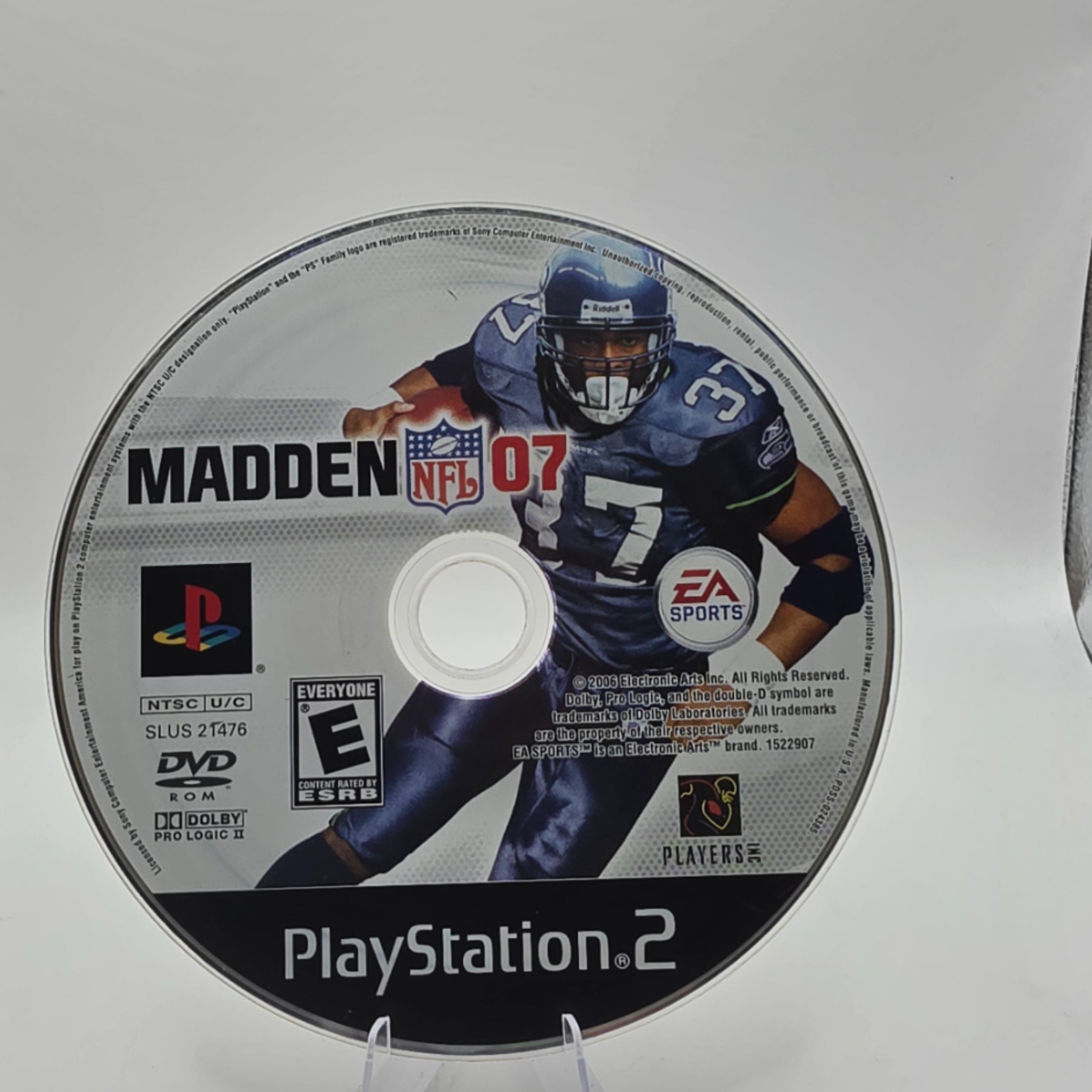 Madden NFL 07 PS2 Disc Only Football Game PlayStation 2