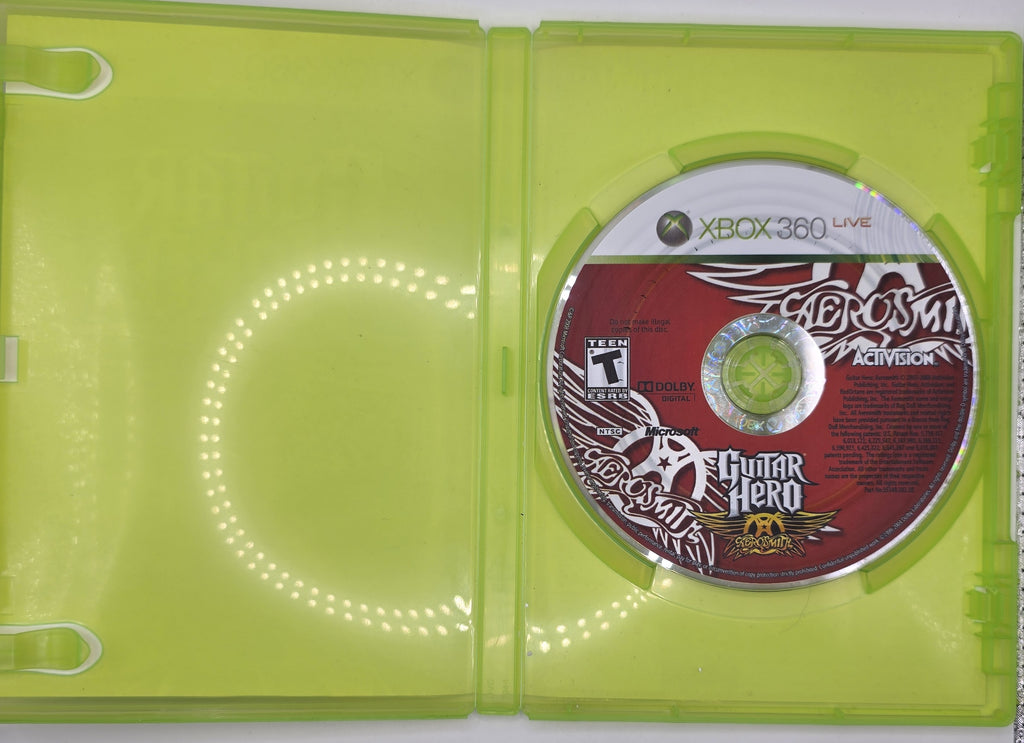 Guitar Hero Aerosmith Xbox 360 Box + Game CIB