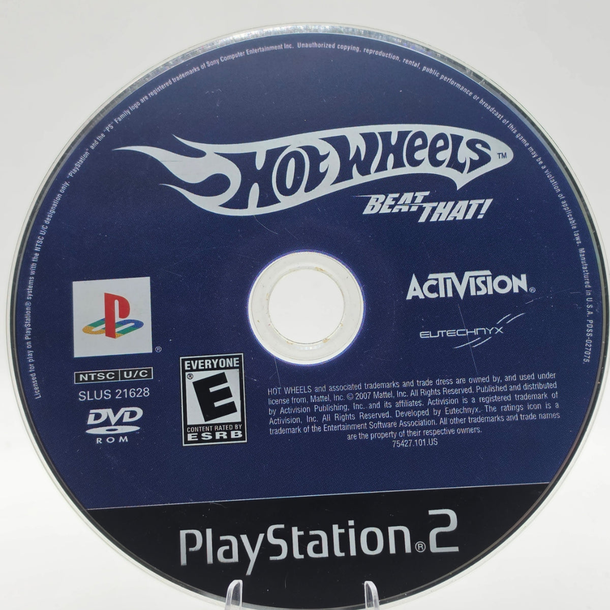 Hot Wheels Beat That! PS2 Disc Only Tested Working