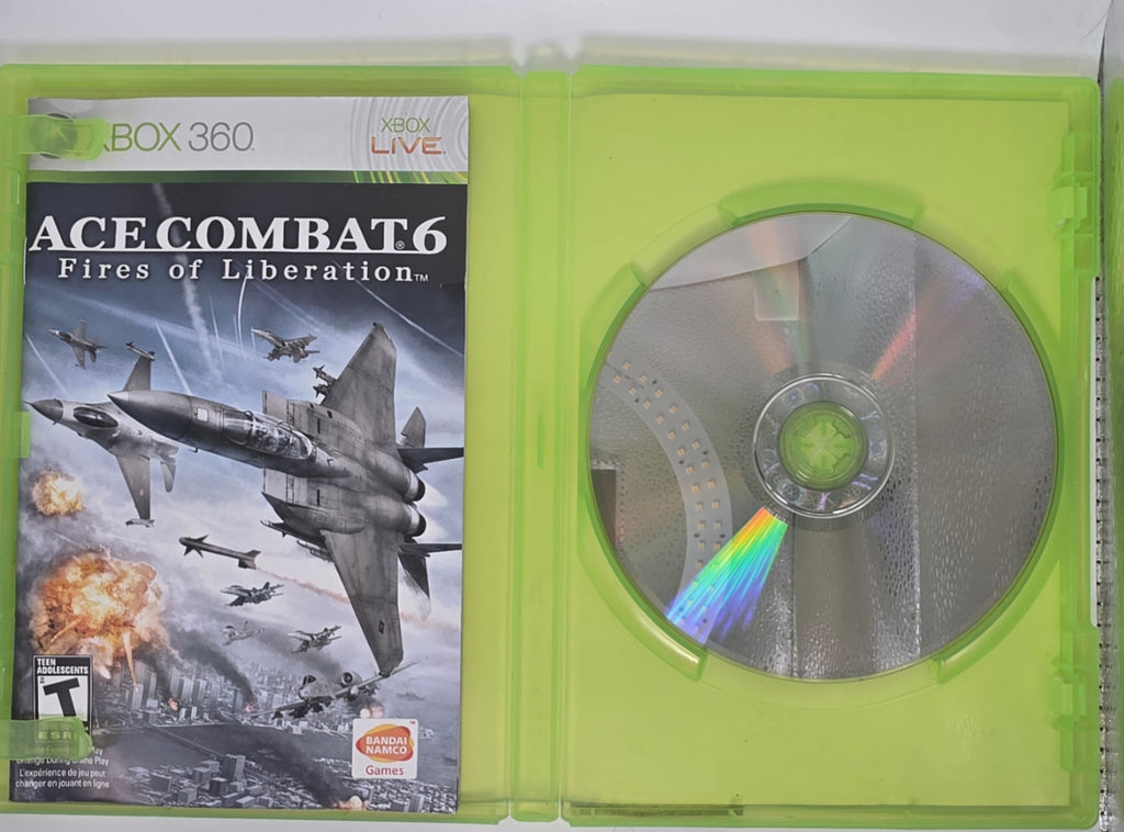 Ace Combat 6 Fires of Liberation Xbox 360 CIB Tested Working