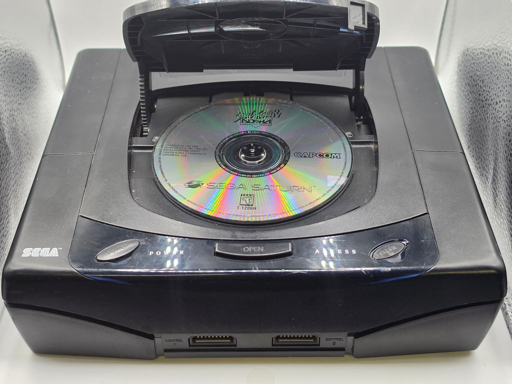 Sega Saturn MK-80000 Console w/ Street Fighter Alpha Tested Working Sega Saturn