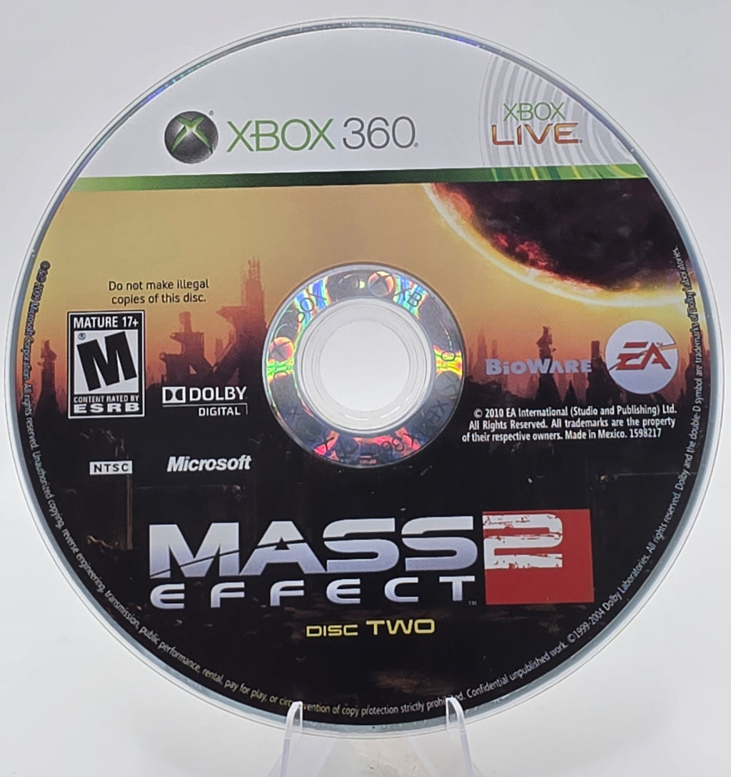 Mass Effect 2 Xbox 360 Disc Only Tested Working