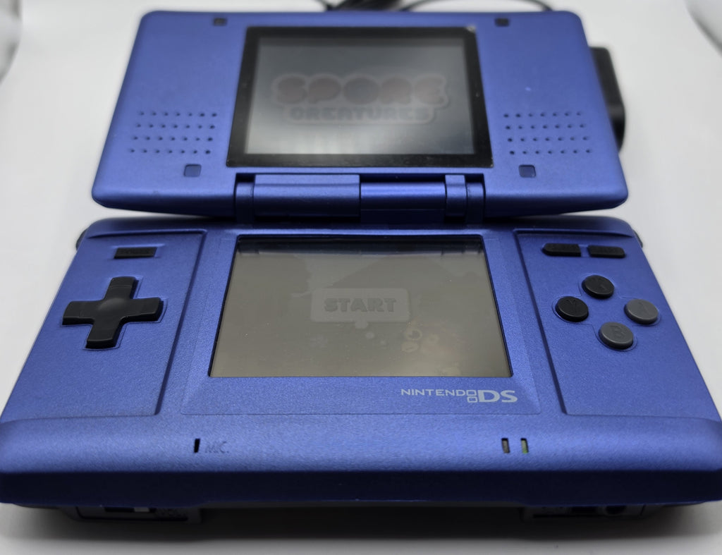 Nintendo DS Console Blue Handheld System with Power Supply Tested Nintendo DS Po
