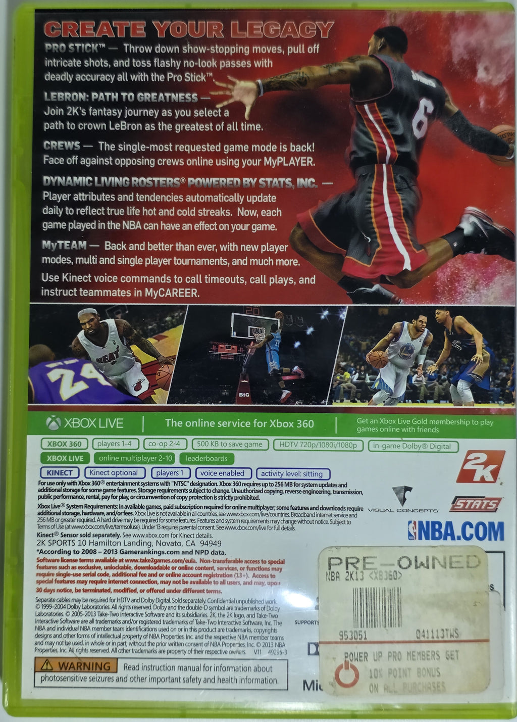 NBA 2K14 Xbox 360 CIB