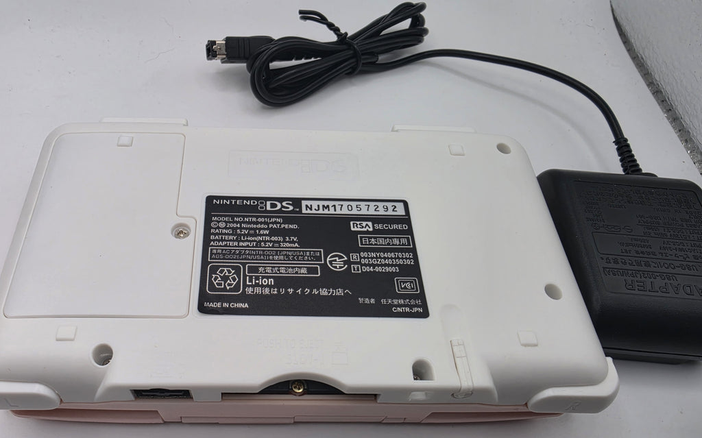 DS Candy Pink Console with Power Supply NEW Reshell Nintendo Nintendo DS Power S