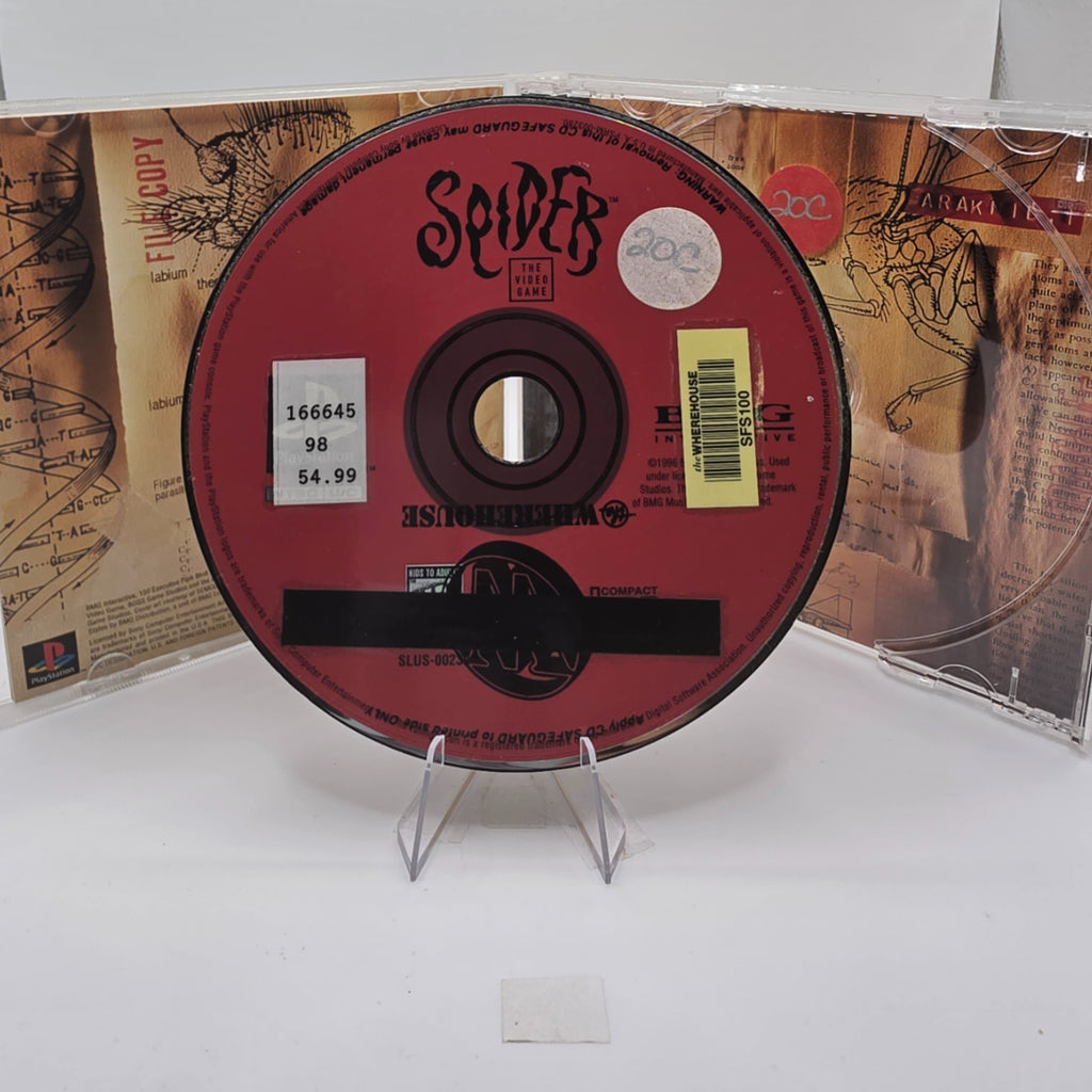 Spider The Video Game PlayStation CIB Complete In Case