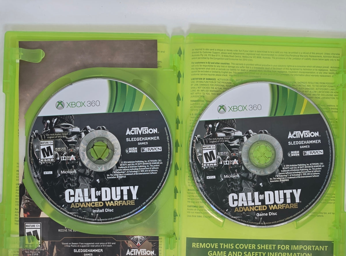 Call of Duty Advanced Warfare Xbox 360 CIB Tested Working