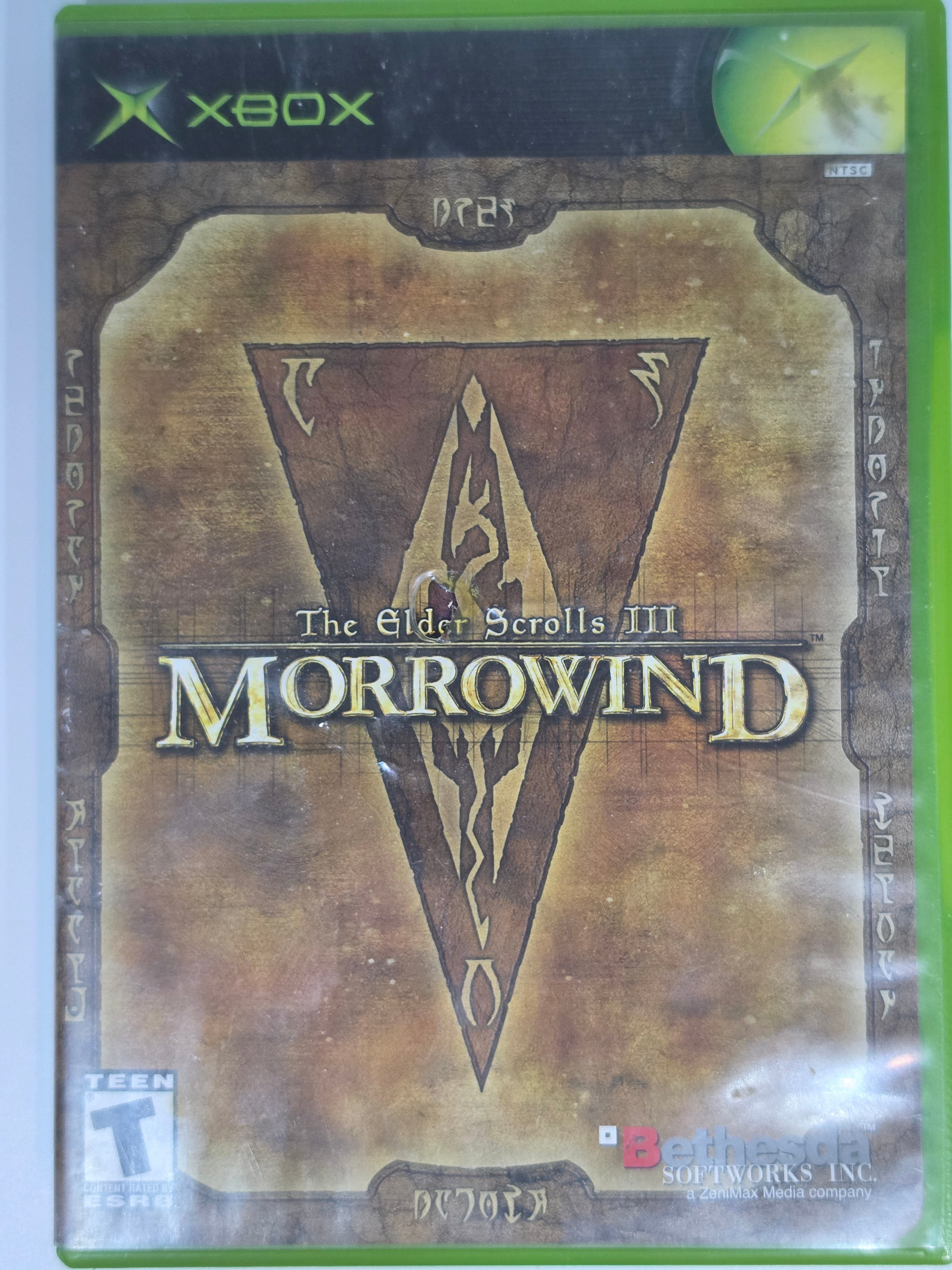 The Elder Scrolls III Morrowind Xbox Box + Game