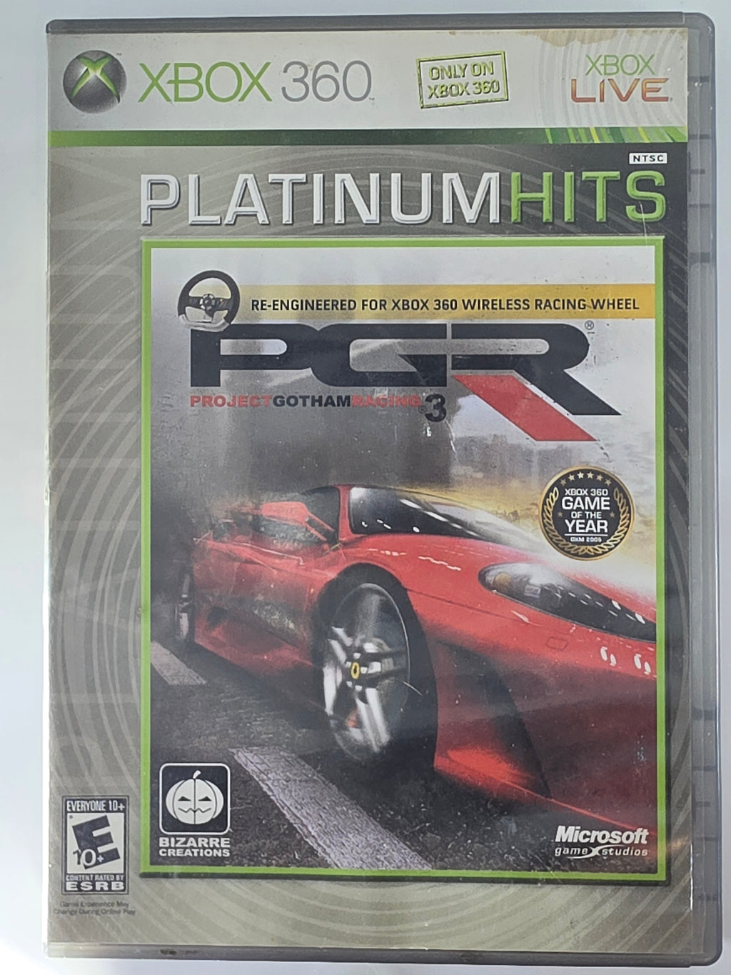 Project Gotham Racing 3 Xbox 360 CIB Platinum Hits
