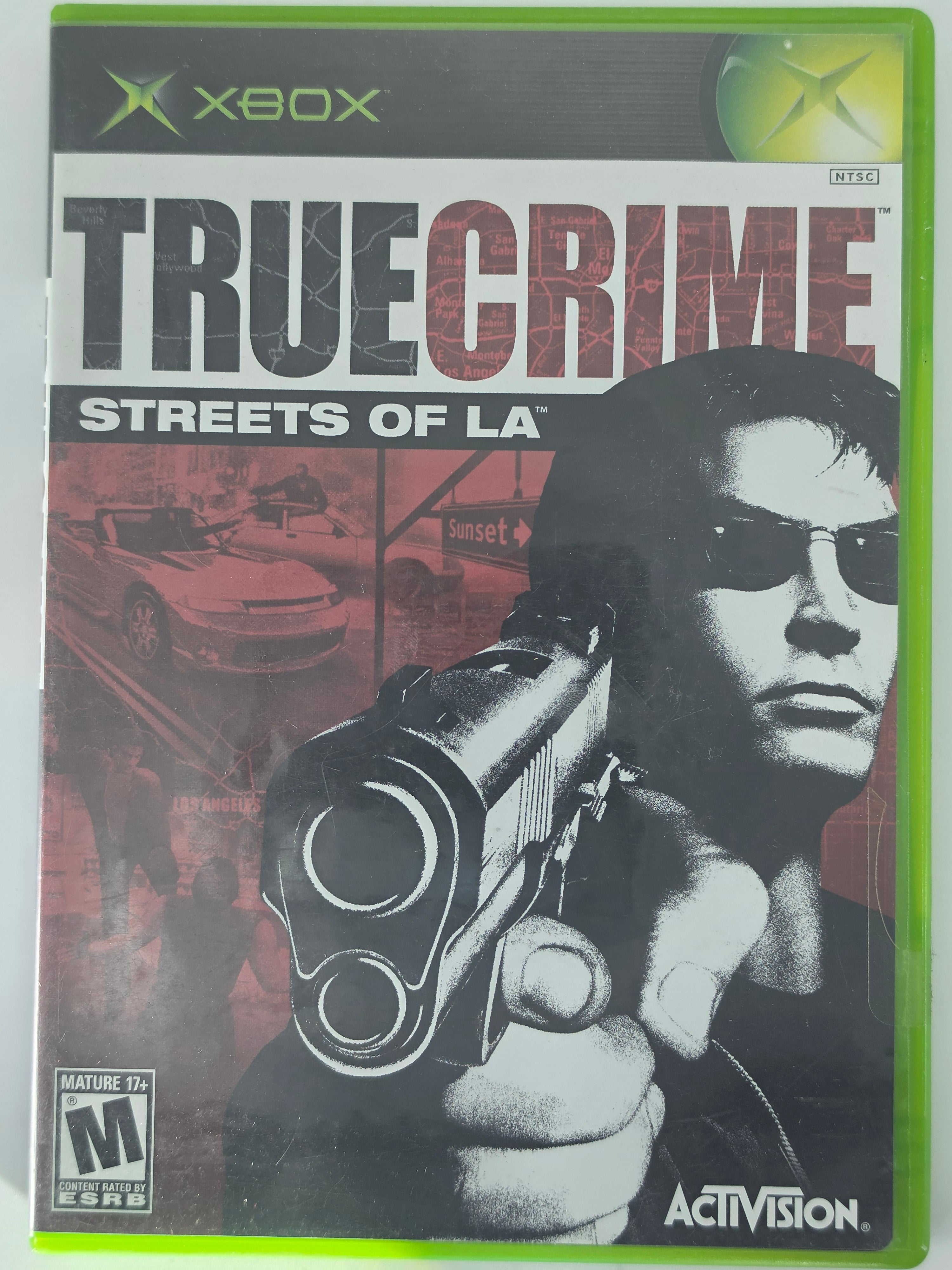 True Crime Streets of LA Xbox CIB Complete Case Manual Disc