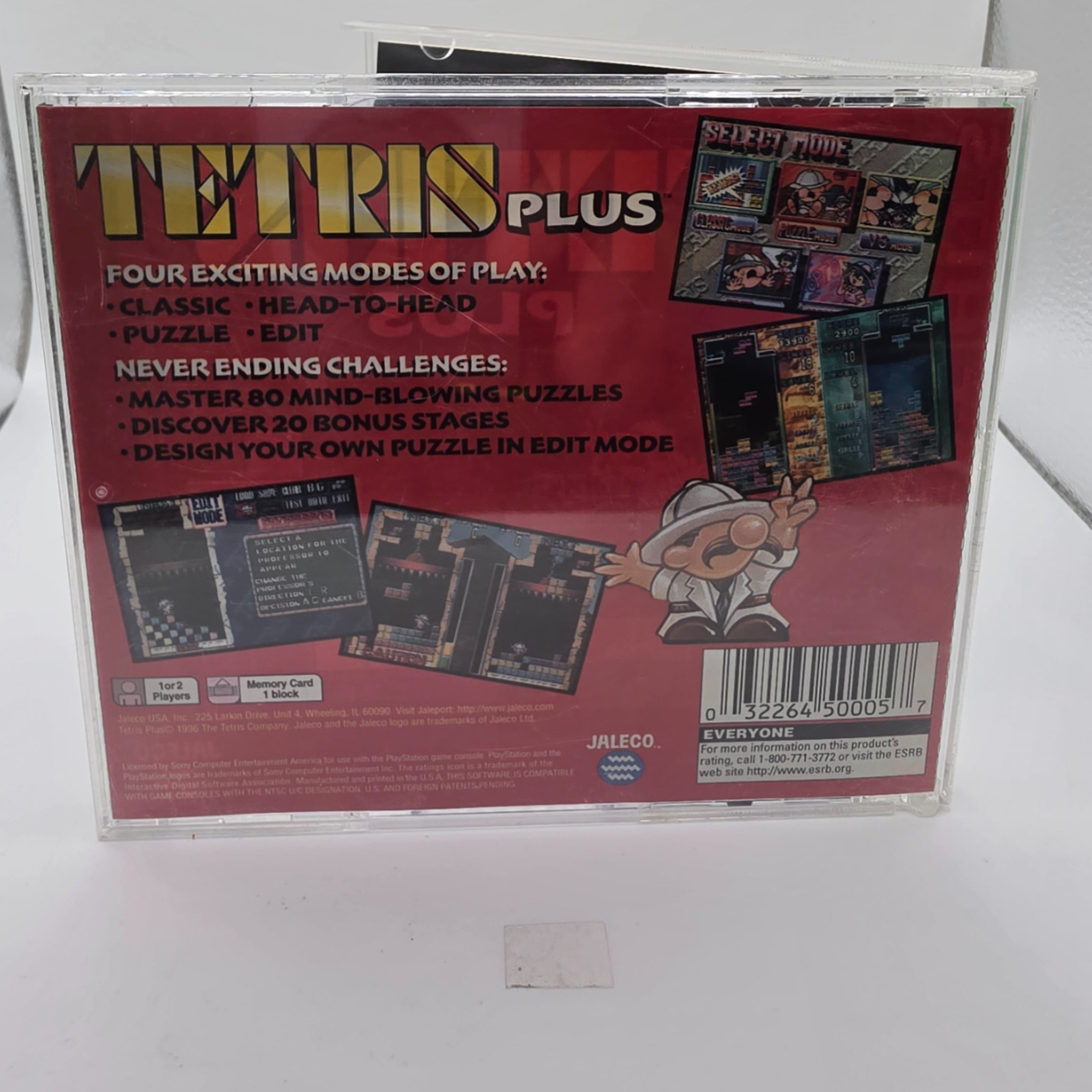 Tetris Plus PlayStation CIB Classic Puzzle Game
