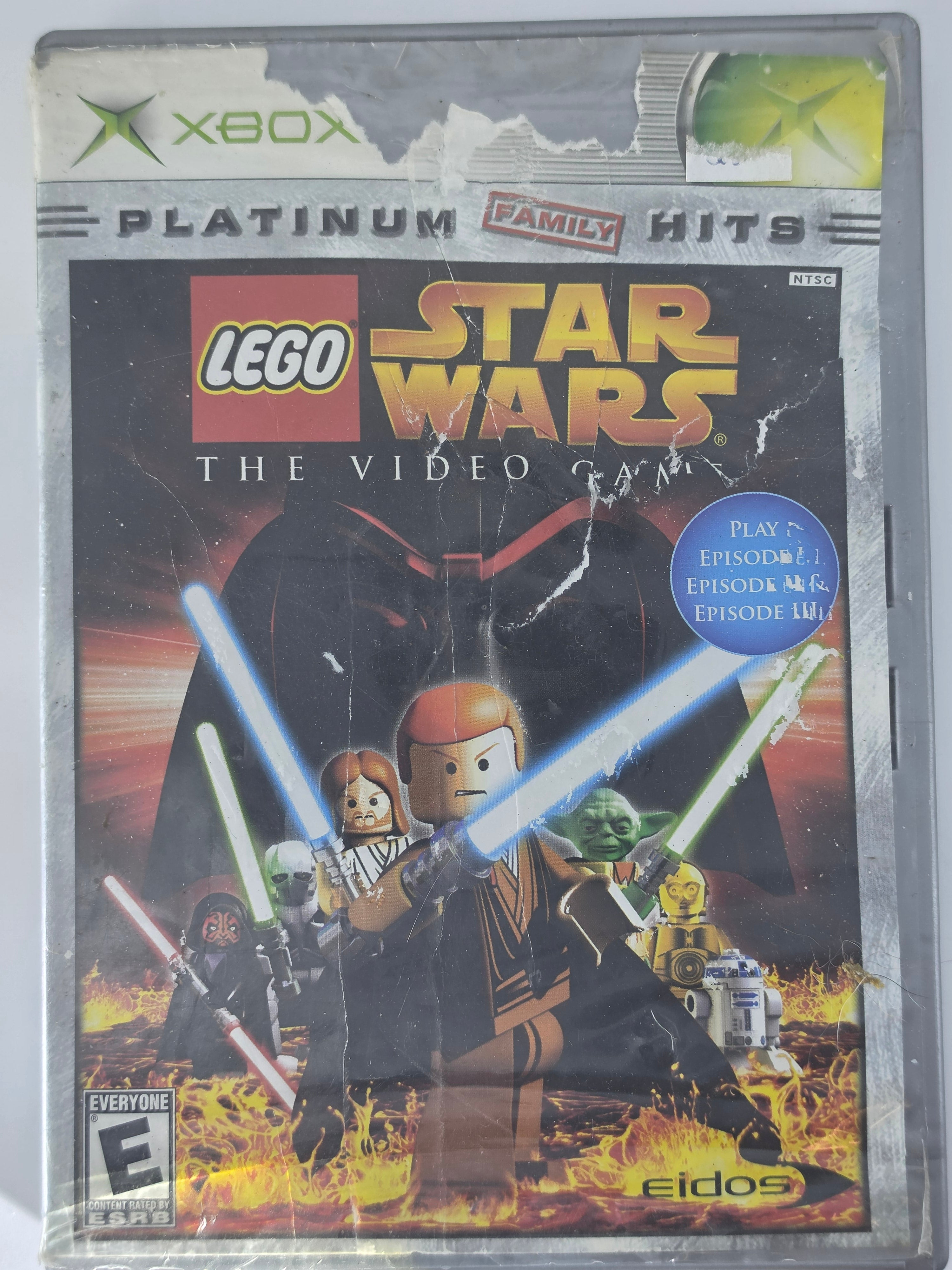 LEGO Star Wars The Video Game Xbox CIB Platinum Torn Artwork