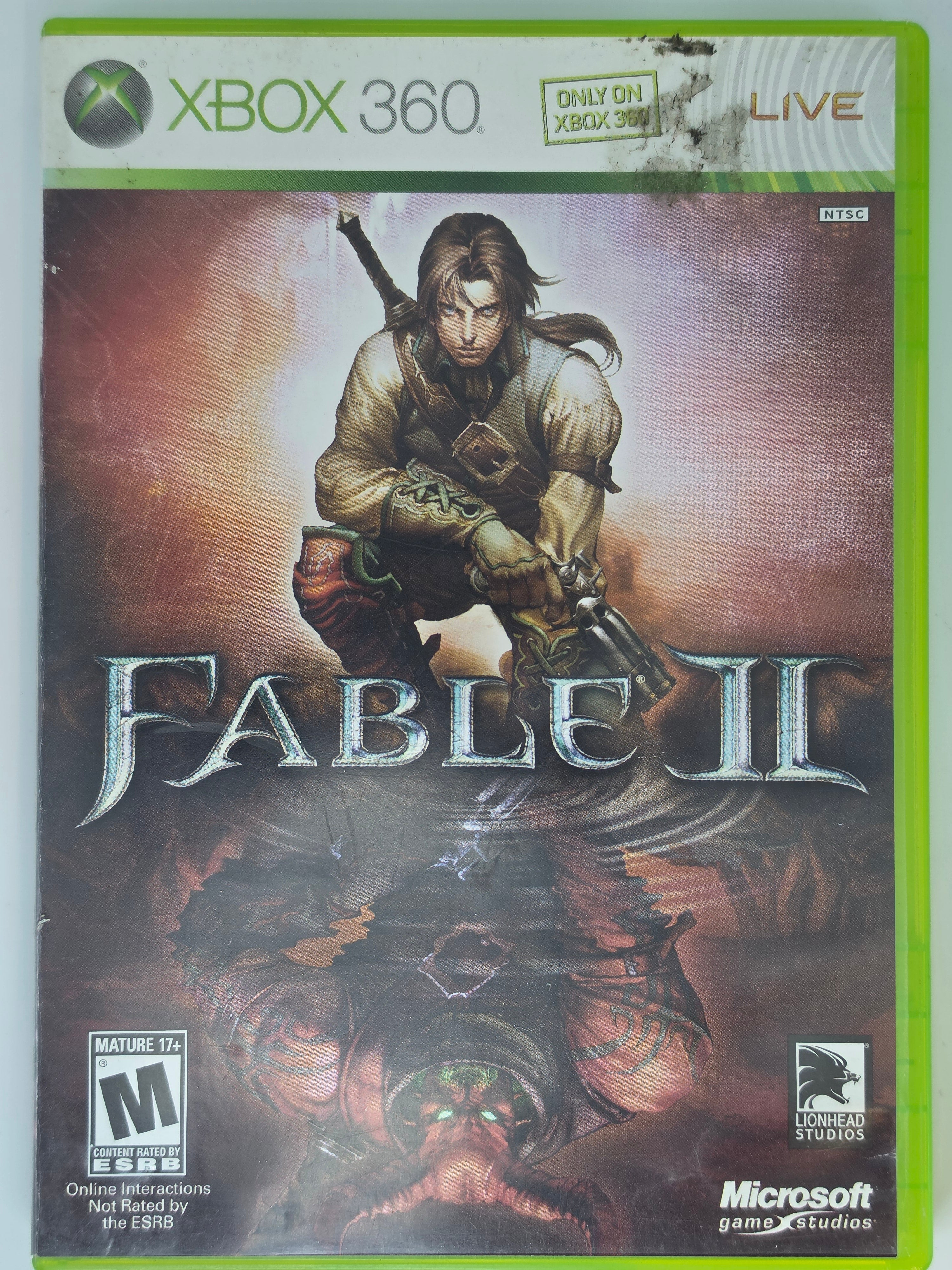 Fable II Xbox 360 Box + Game Complete CIB RPG