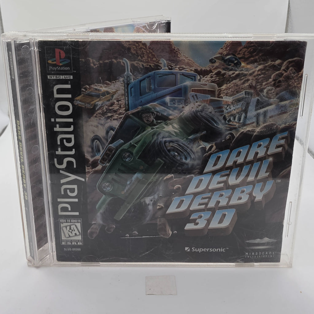 Dare Devil Derby 3D PlayStation CIB Racing Game