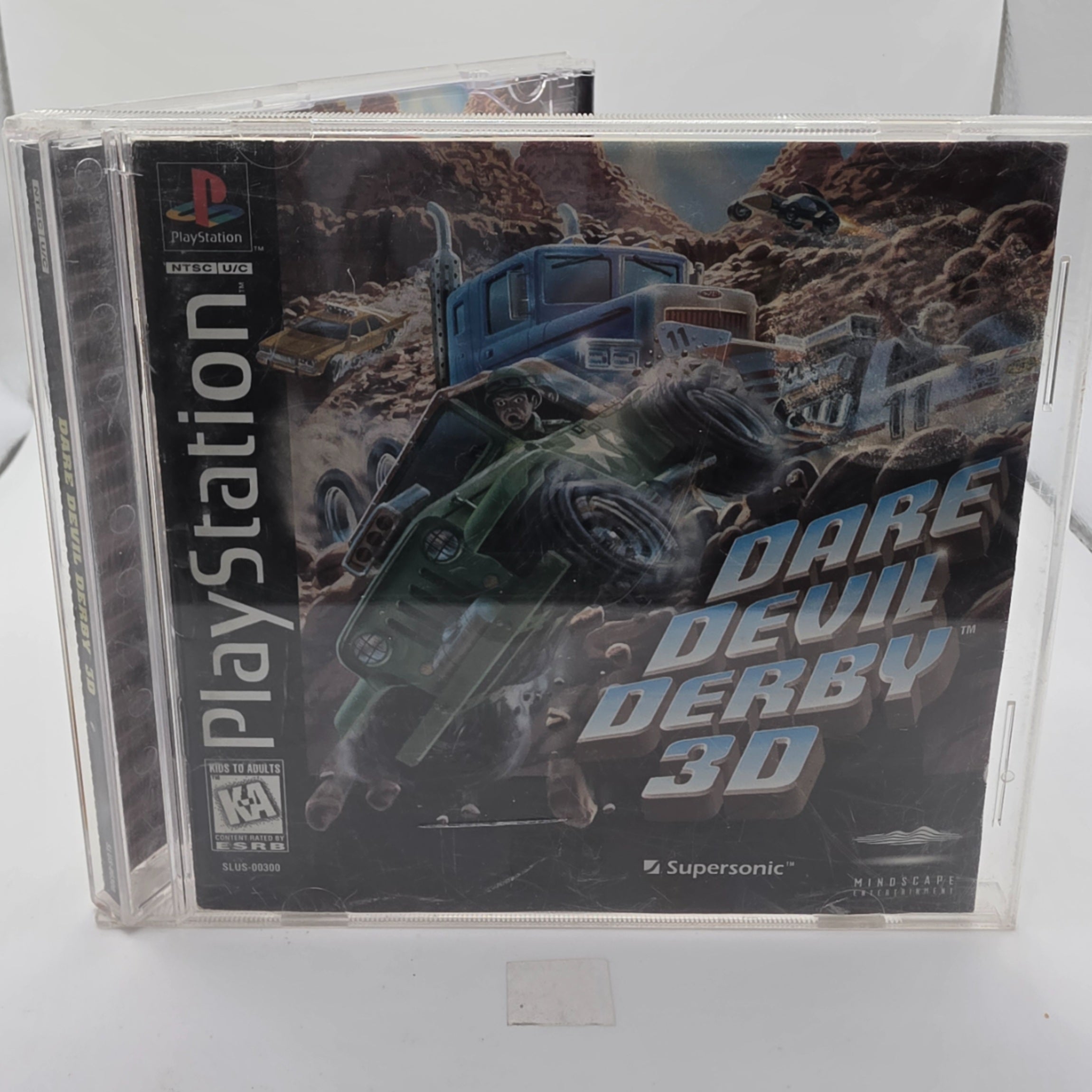 Dare Devil Derby 3D PlayStation CIB Racing Game