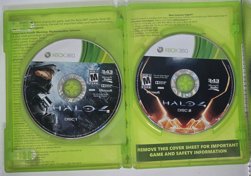 Halo 4 Xbox 360 CIB Tested Working