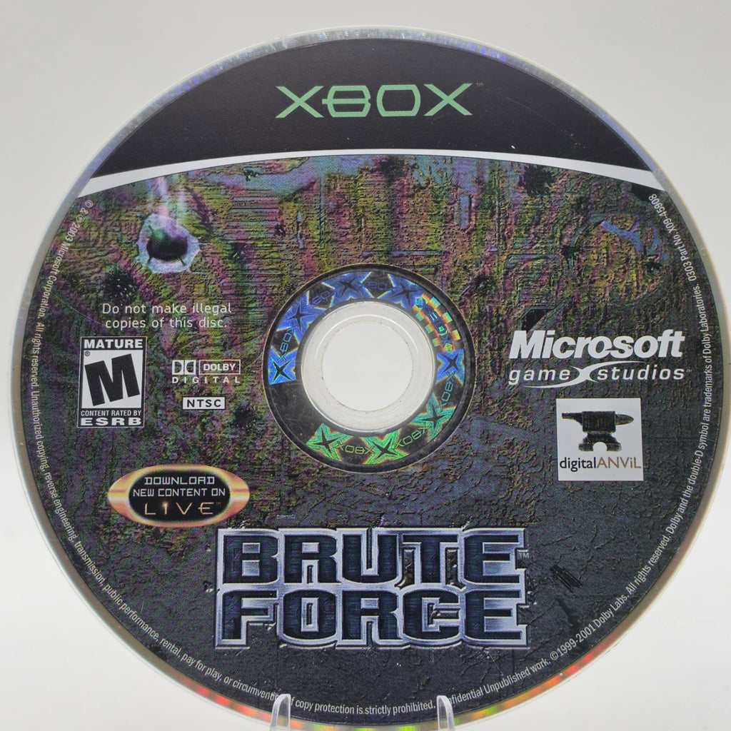Brute Force Xbox Disc Only Tested Working