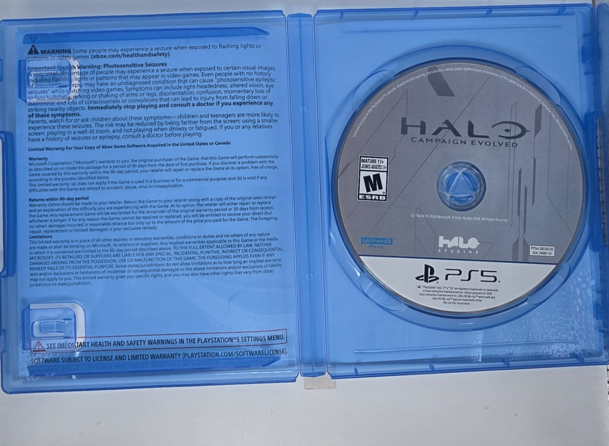 Halo Campaign Evolved PlayStation 5 CIB Tested Working