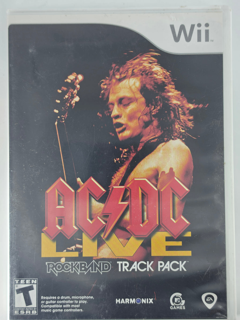 AC/DC Live Rock Band Track Pack Wii CIB Music Game