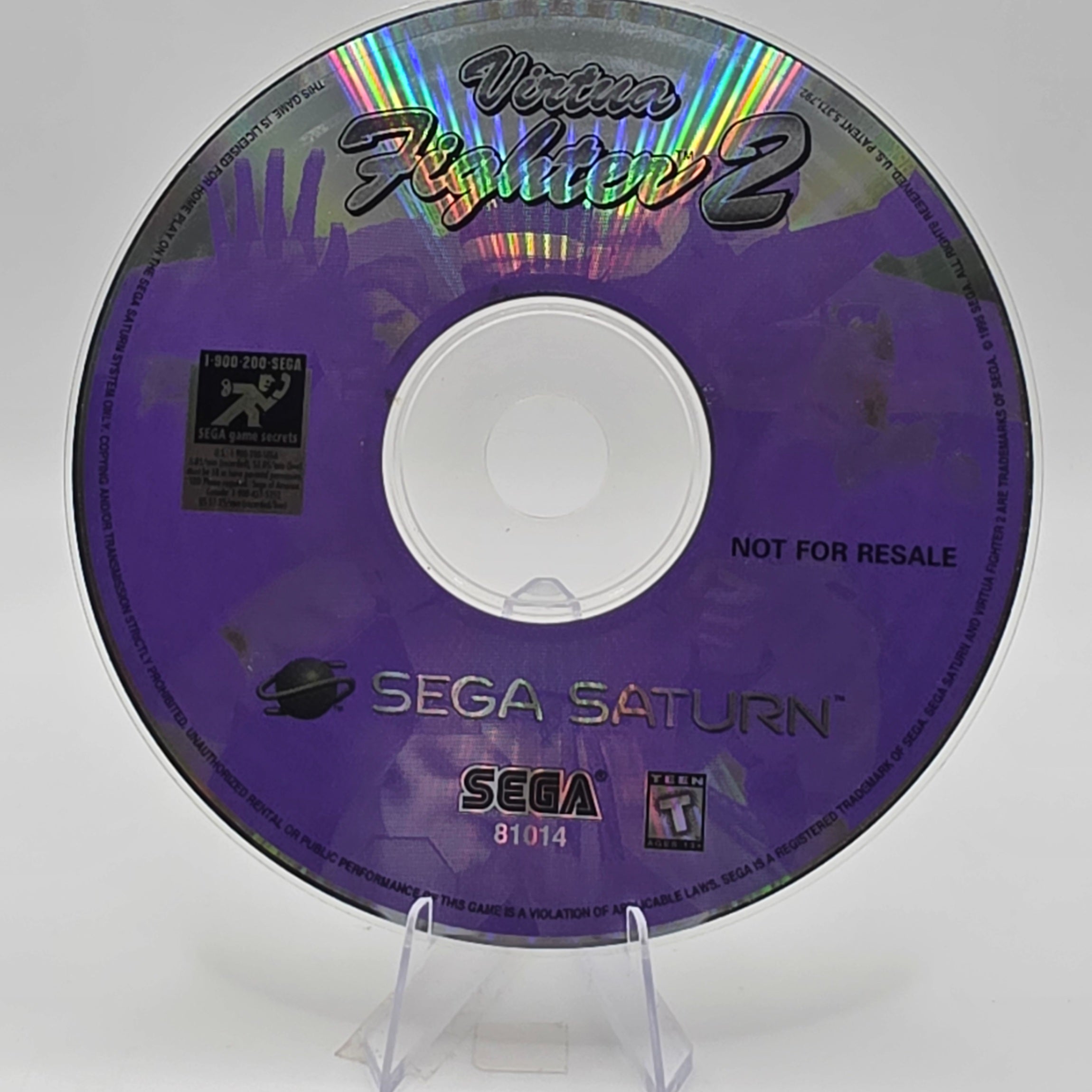 Virtua Fighter 2 Sega Saturn Disc Only Fighting Game