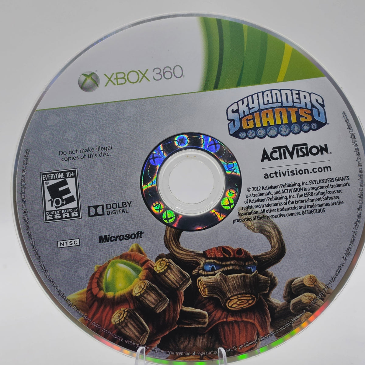 Skylanders Giants Xbox 360 Disc Only Tested Working