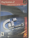 Gran Turismo 3 A-spec PS2 CIB Greatest Hits Racing Game
