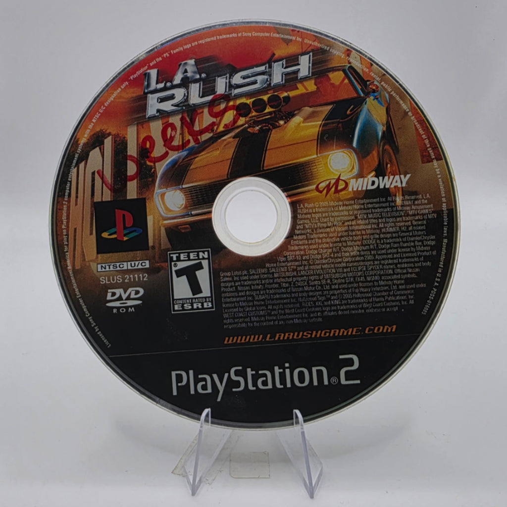 L.A. Rush PS2 Disc Only Racing Game Disc Only