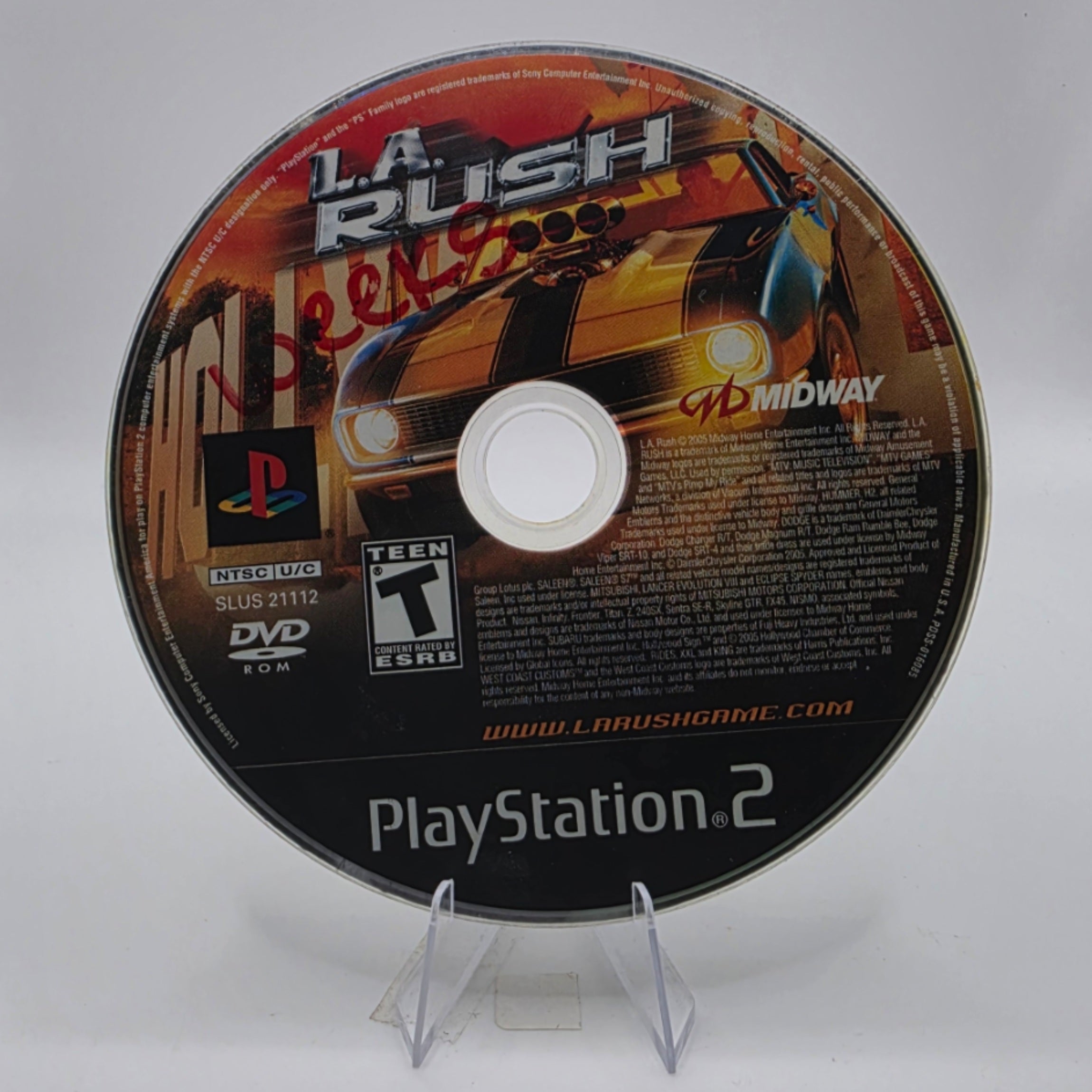 L.A. Rush PS2 Disc Only Racing Game Disc Only