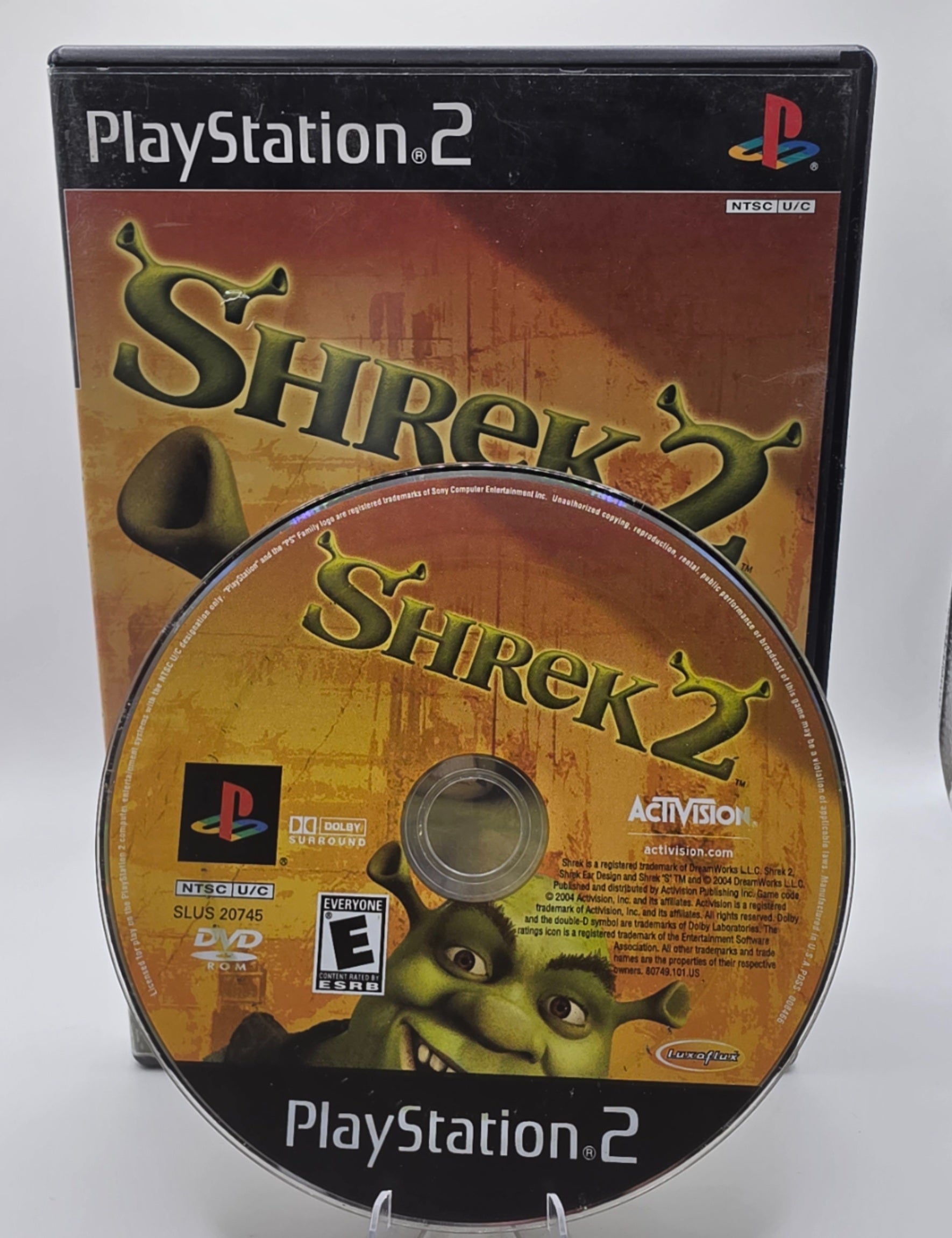 Shrek 2 PlayStation 2 CIB Complete Case Manual Disc