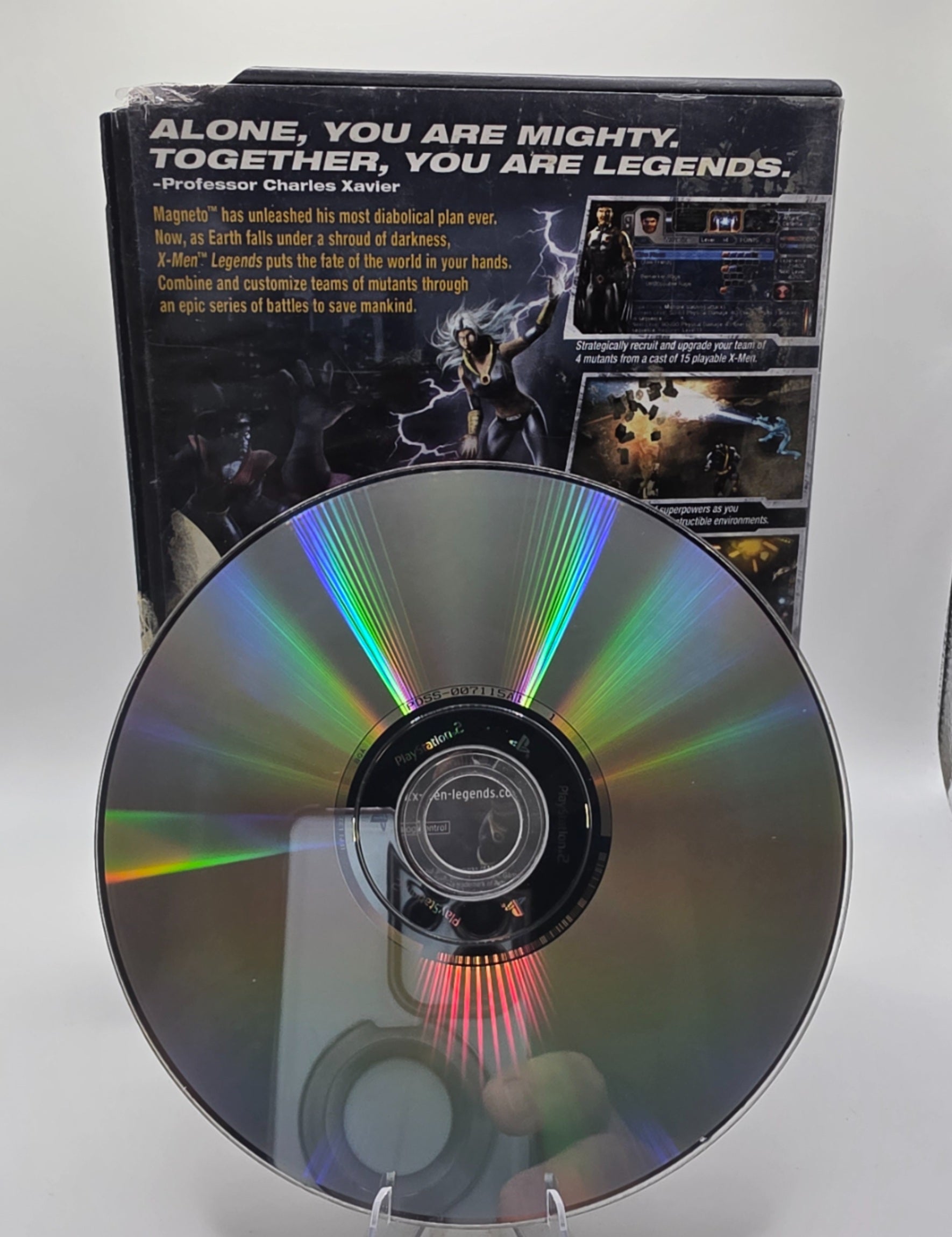 X-Men Legends PS2 Case and Disc PlayStation 2 Game