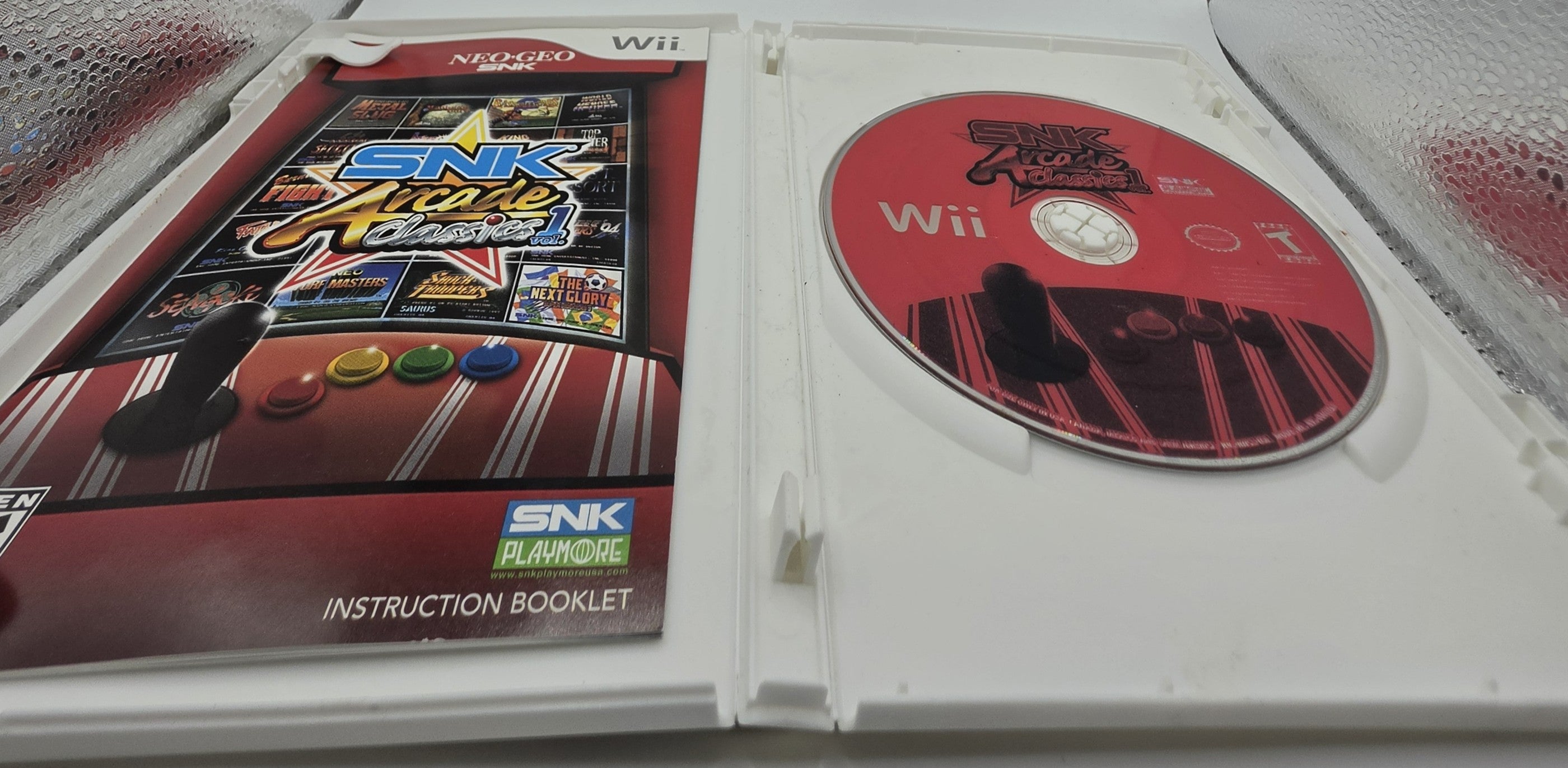 SNK Arcade Classics Vol. 1 Wii CIB Complete Case Manual Disc
