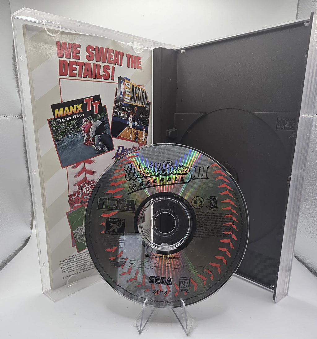 Sega Saturn Console AV/Power Supply World Series Baseball II