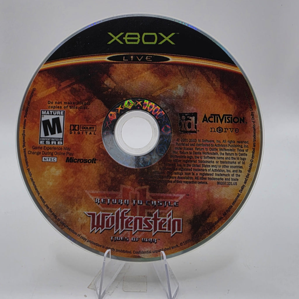 Return to Castle Wolfenstein Xbox Disc Only