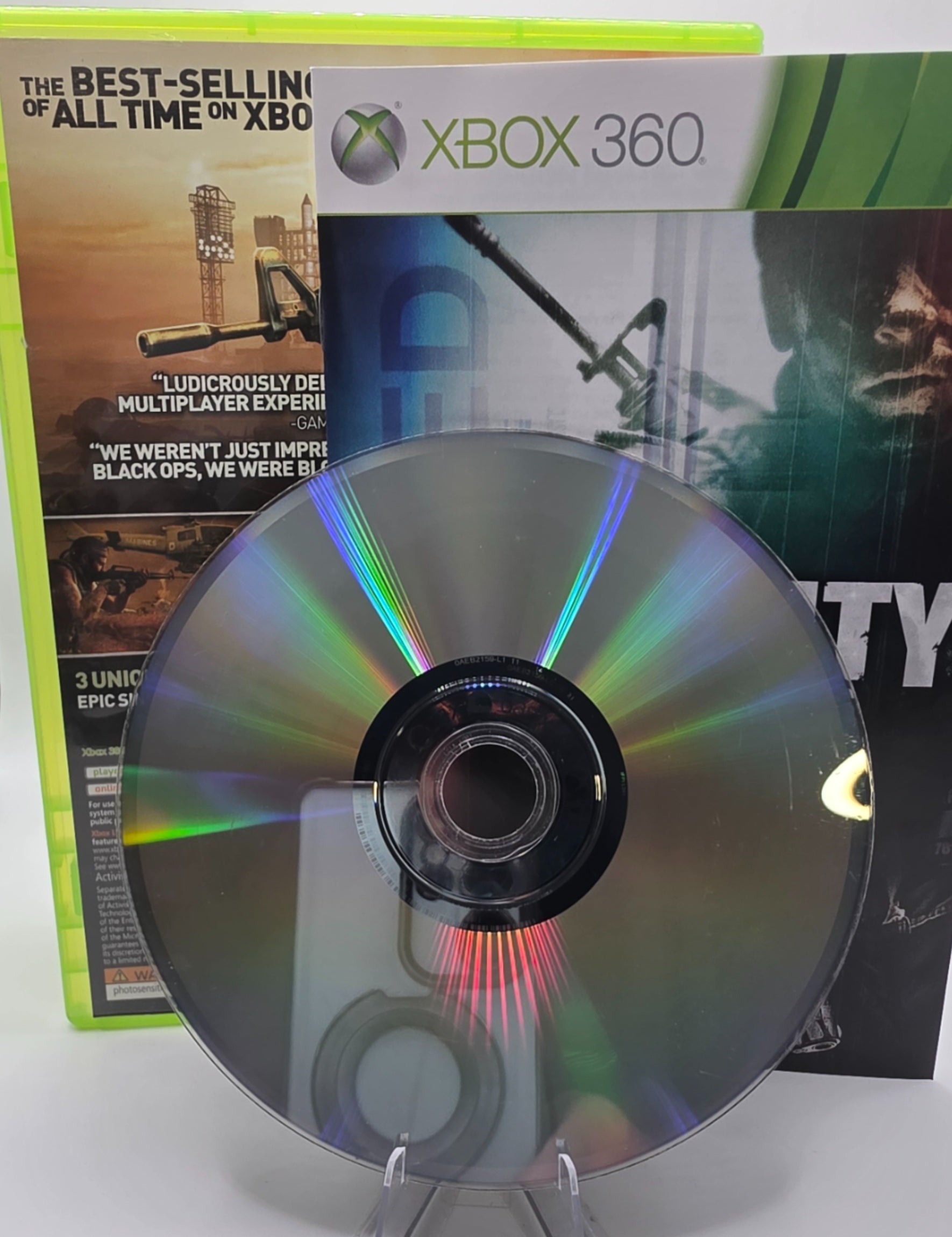 Call of Duty Black Ops Xbox 360 CIB Complete Case & Manual