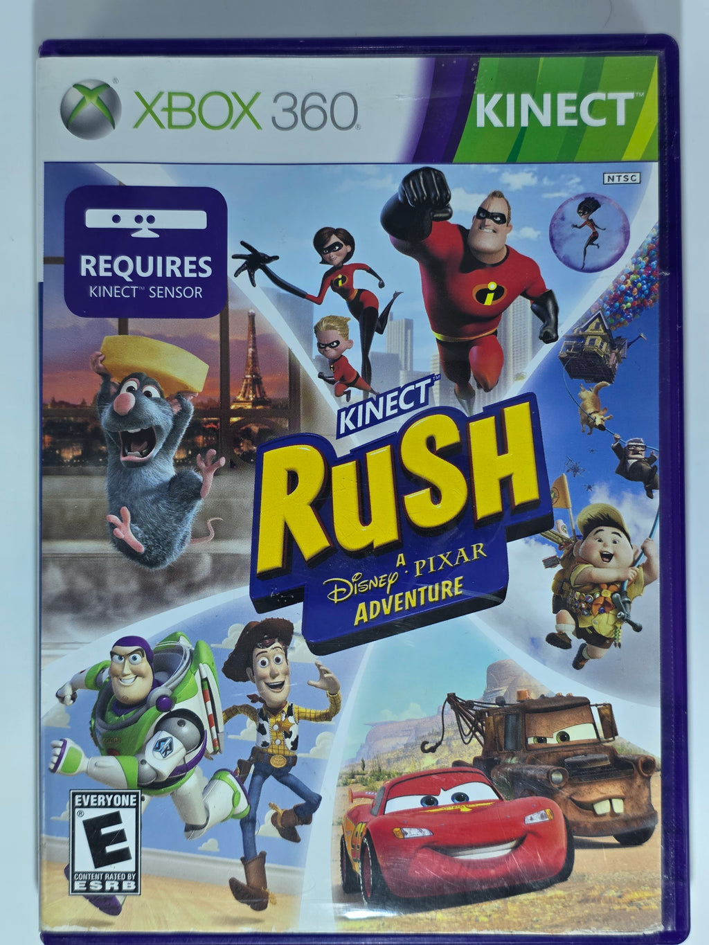 Kinect Rush A Disney Pixar Adventure Xbox 360 Box + Game
